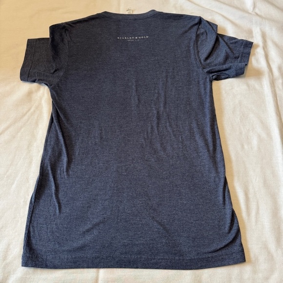 Auburn University Small Blue I Believe in Work Hard Work The Creed T-shirt Tee - Picture 3 of 7